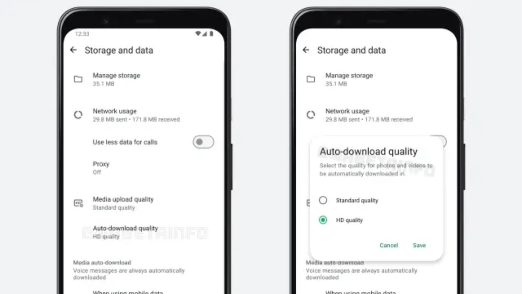 WhatsApp permite elegir la calidad de las fotos y videos en la descarga automática