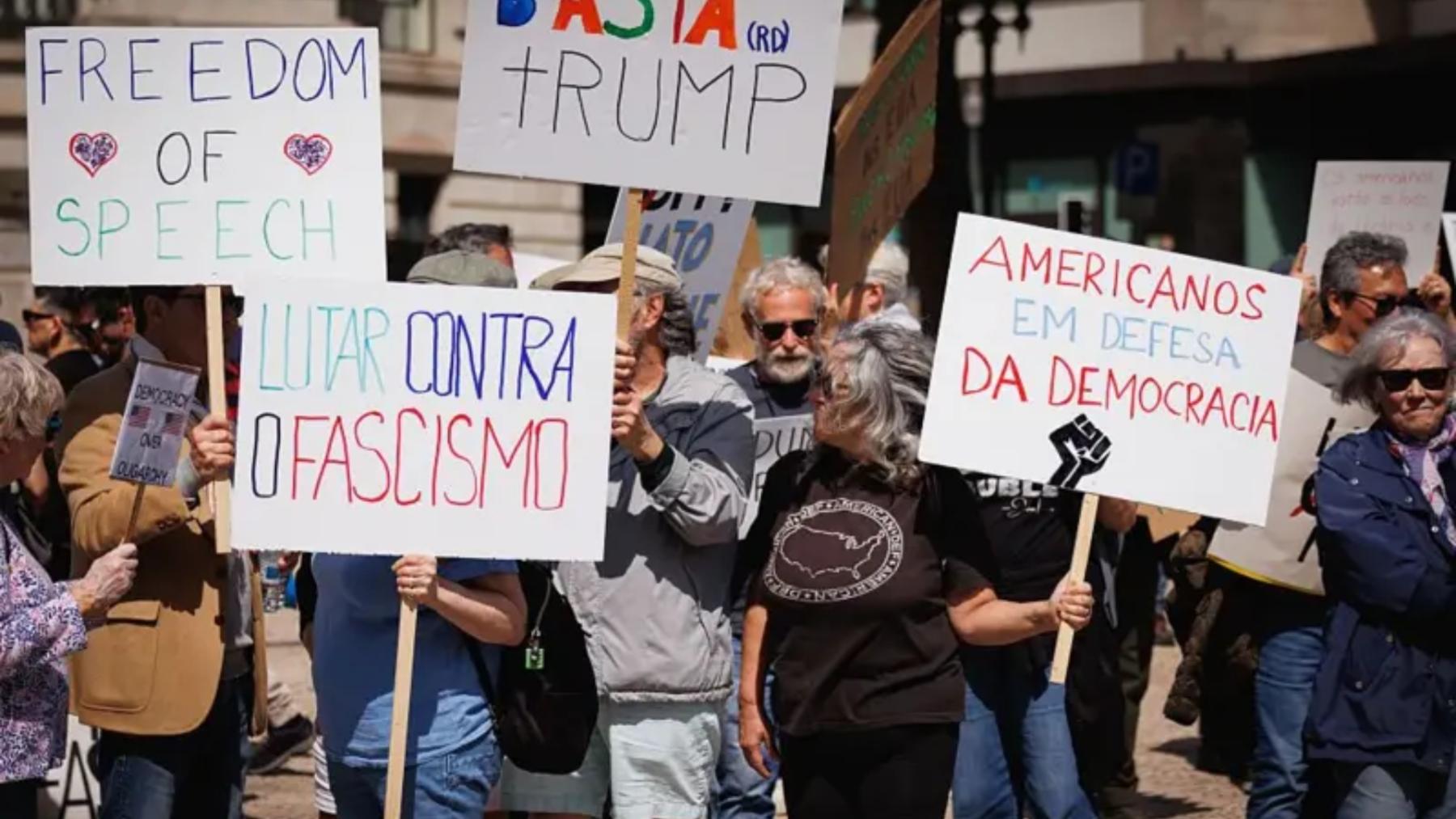 En algunas ciudades europeas se han organizado protestas contra Trump 2.0.