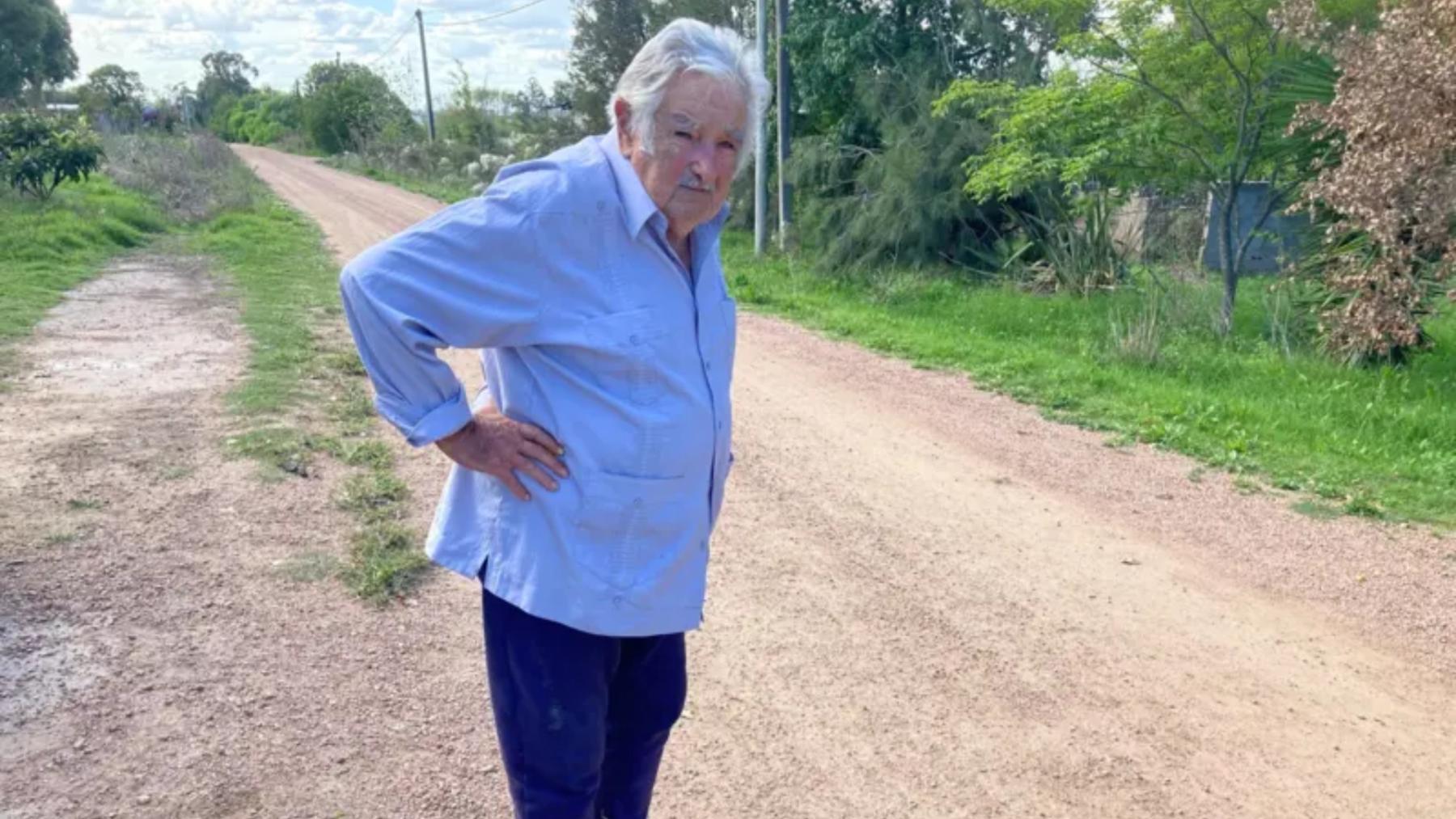 Mujica vivía en una chacra con una humilde casa en las afueras de Montevideo.