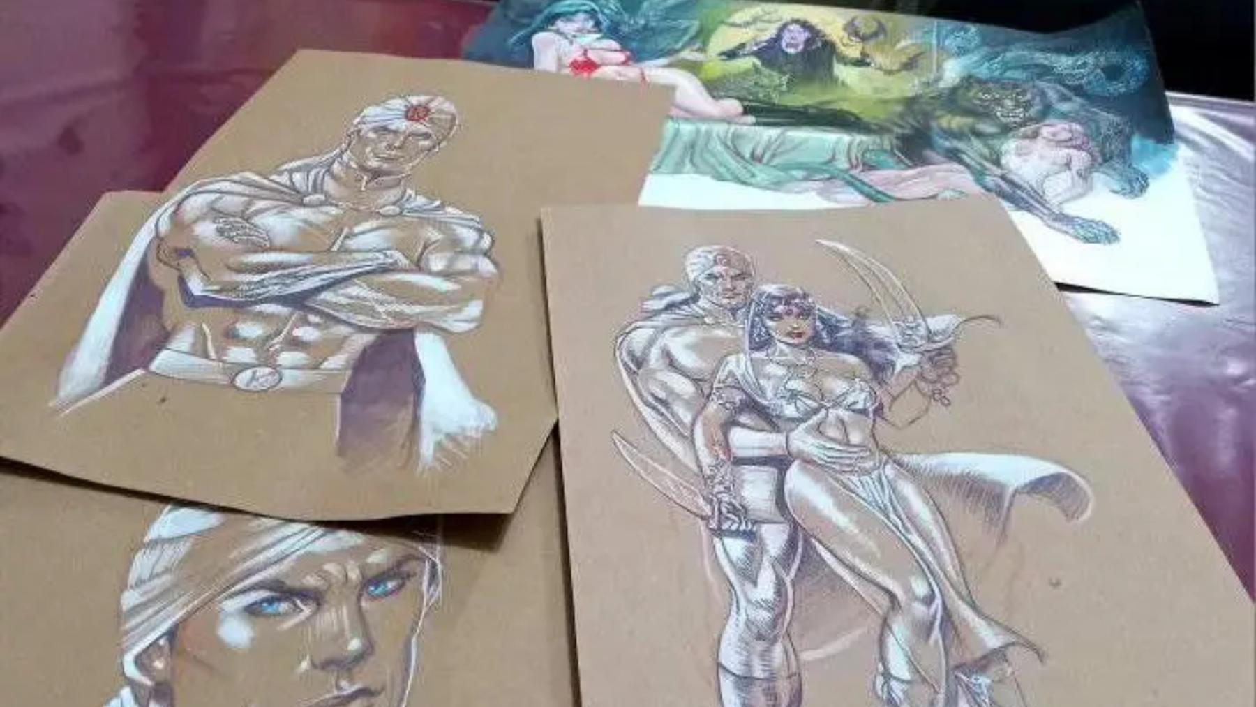 Kamite tiene un grupo de artistas que elabora las nuevas historietas de Kalimán.